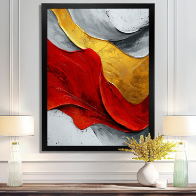 «Tankersley», art mural abstrait sur toile