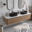 Meuble-lavabo mural 72 po avec comptoir en marbre-2012346974