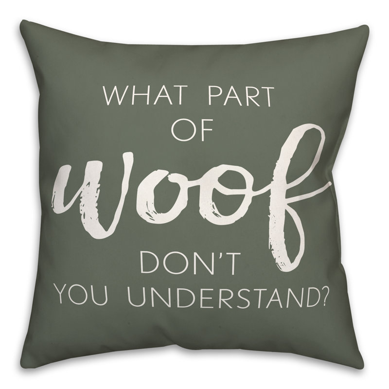 Outdoor Reversible Throw Pillow, H 18 po x l 18 po, Sauge