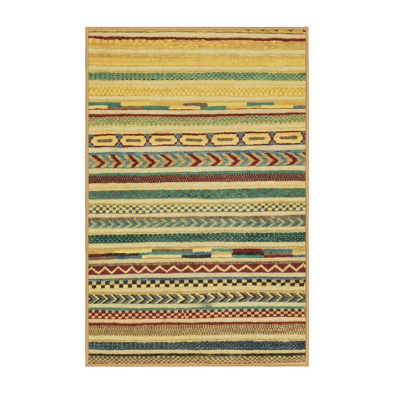 Tapis abstrait moderne 2250, Tapis de couloir 2 pi x 5 pi