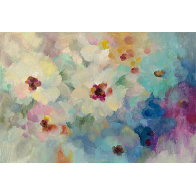 Floral Extravaganza by Silvia Vassileva - Wrapped Canvas Painting