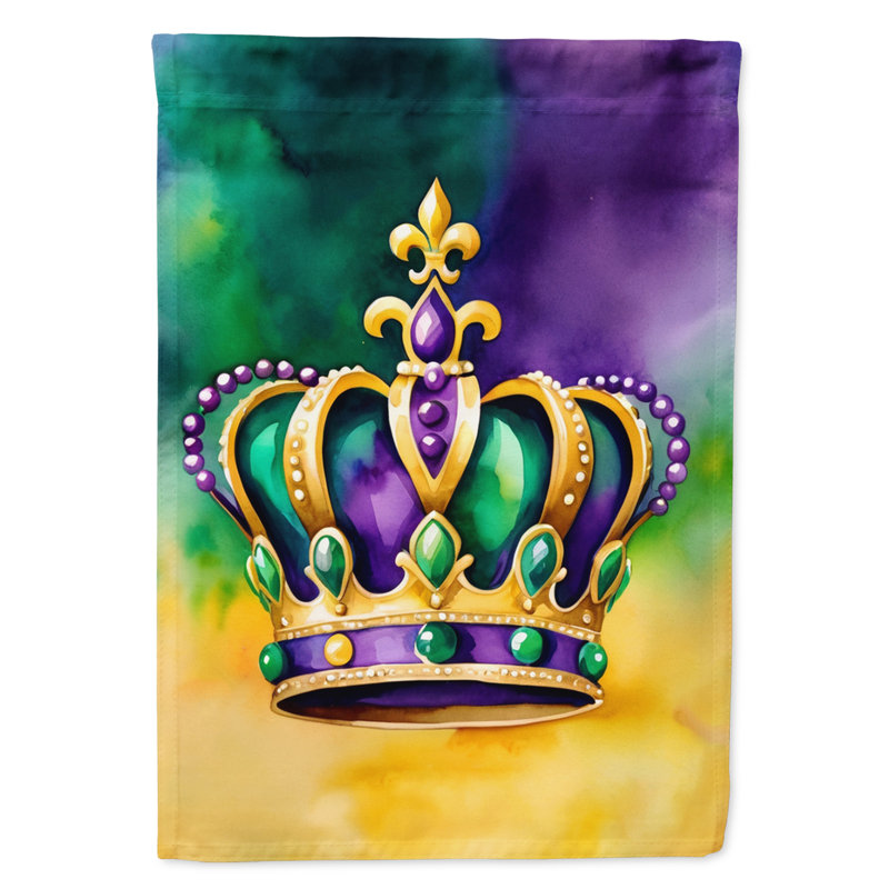 Drapeau de jardin double en polyester H 15,5 po x l 11,25 po