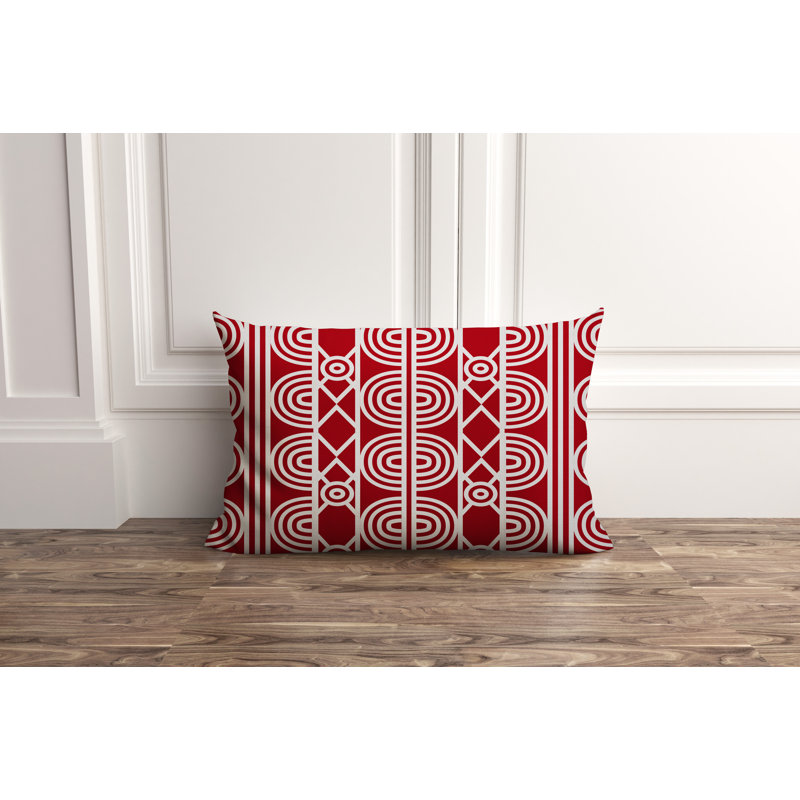Housse et insert de coussin extérieur Isabis, Rouge