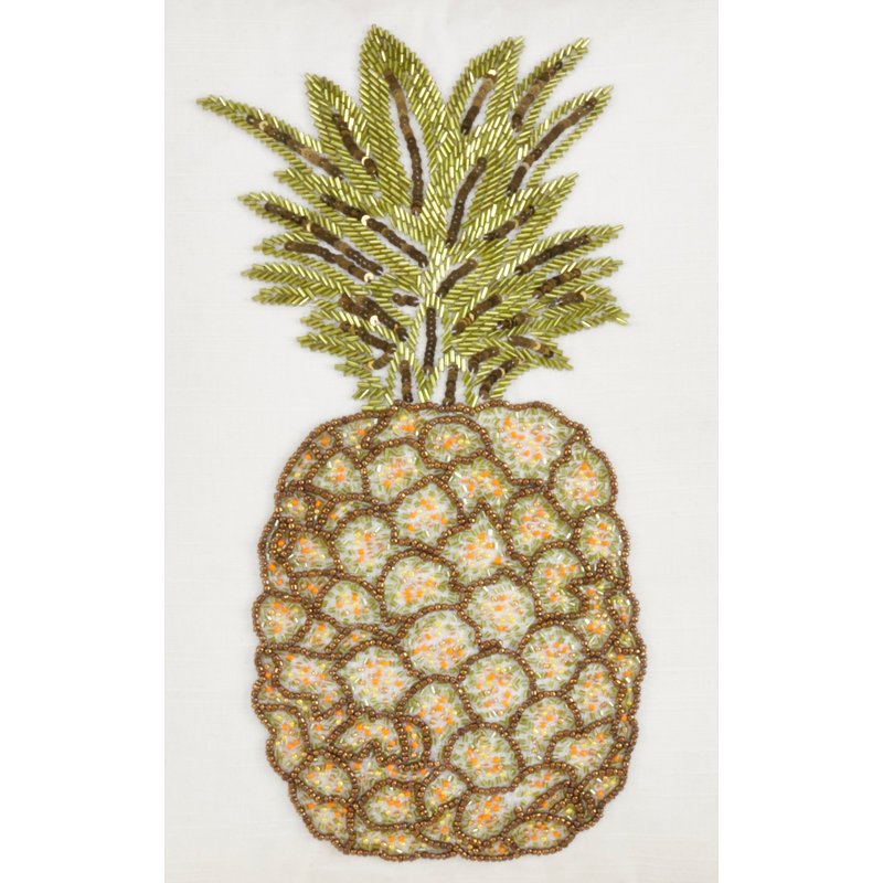 Coussin décoratif en coton Ananas