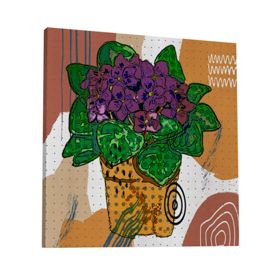 Boho Flowers 164 - Impression sur toile tendue