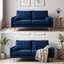 Causeuse à accoudoirs arrondis 56,5 po Sofa-680920421