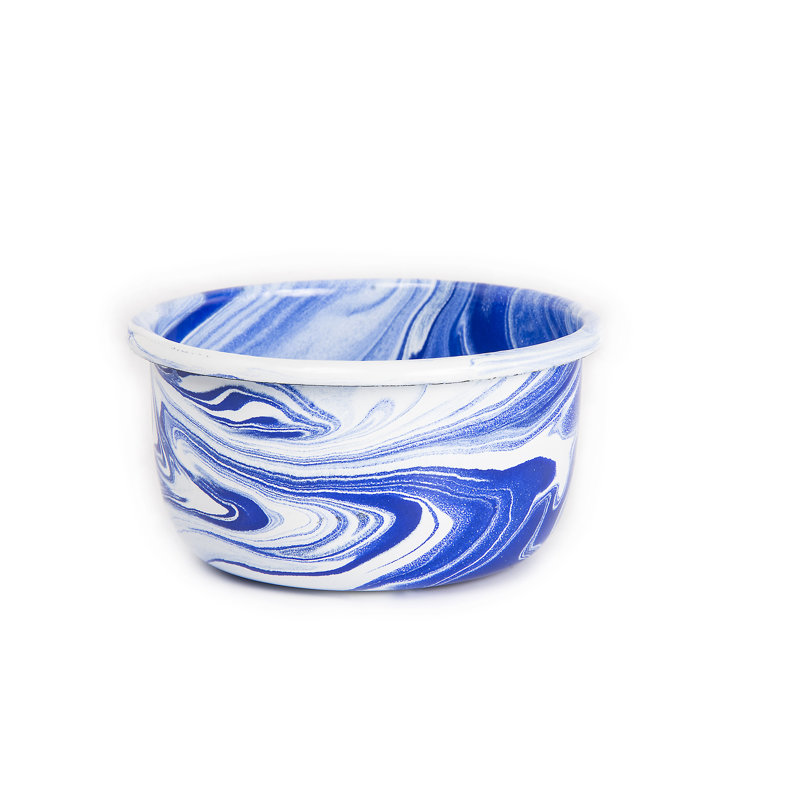 Ivy Bronx Nugent Enamelware Serving Bowl, 2.36" H x 4.1" W x 4.1" D