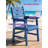 All Weather Outdoor Table and Chairs 5 Pieces Patio Dining Sets Outside Furniture With Aluminum Frame HIPS Modern Patio Dining Set for 4 Person for Outside Backyard/Porch/Deck, 1-Table 4-Chairs, Navy Blue-124942486