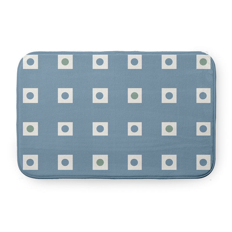 Tapis de bain Coastal Calm, L 21 po x L 34 po, Vert