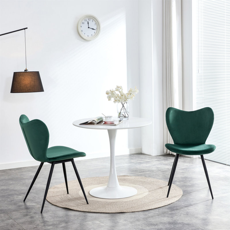 Chaise Daiden, chaises de cuisine, chaises de salle à manger, Vert foncé