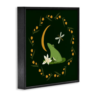 Frog & Moon Garland Giclee Art by Michelle Ingari Designs