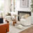 Sydney 34" Wide Boucle Polyester Upholstered Swivel Armchair-79620930