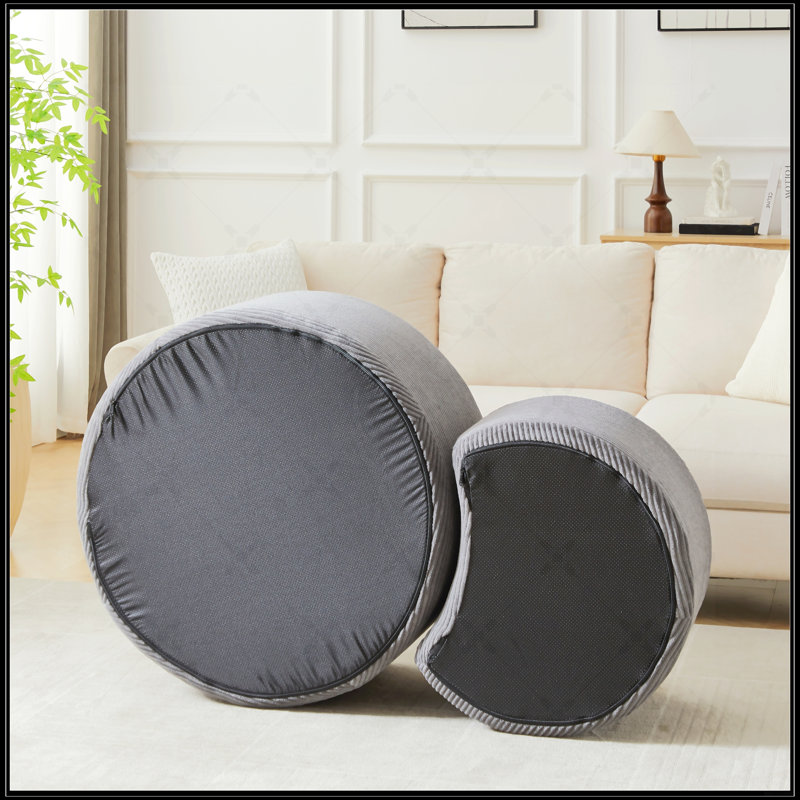 Ensemble de 2 tables basses gigognes, Gris