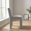 Chaise d'appoint rembourrée en velours Cowger-1219984004