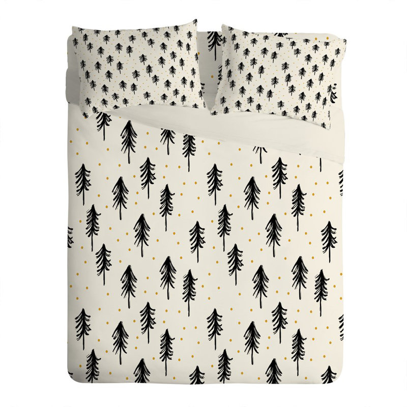 Modern & Contemporary Polyester Comforter, Queen Comforter + 2 Standard Shams