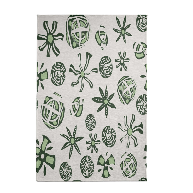 Alcesta Chenille Floral Indoor Rug