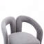 Ensemble de 2 fauteuils d'appoint / de salle à manger / de barils en tissu de velours de conception contemporaine
