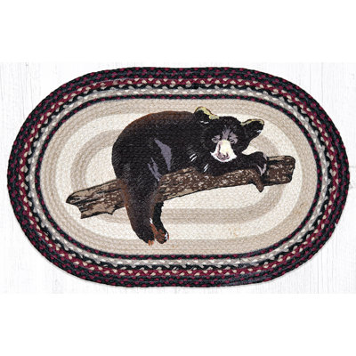 Tapis de terre en jute naturel tressé à la main 30 po