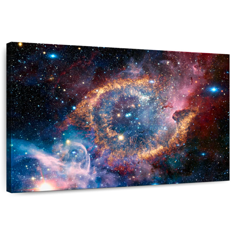 Oberle Helix Planetary Nebula, 8" H x 12" W