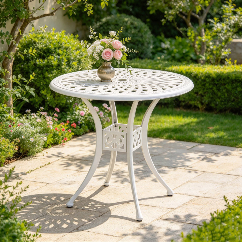 Round Outdoor Bistro Table , 30.3 " W 30.3 " D