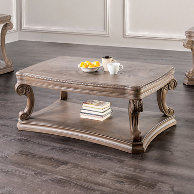 Table basse de style traditionnel Dentil Moulures
