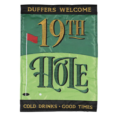 Flag 19th Hole 13x18