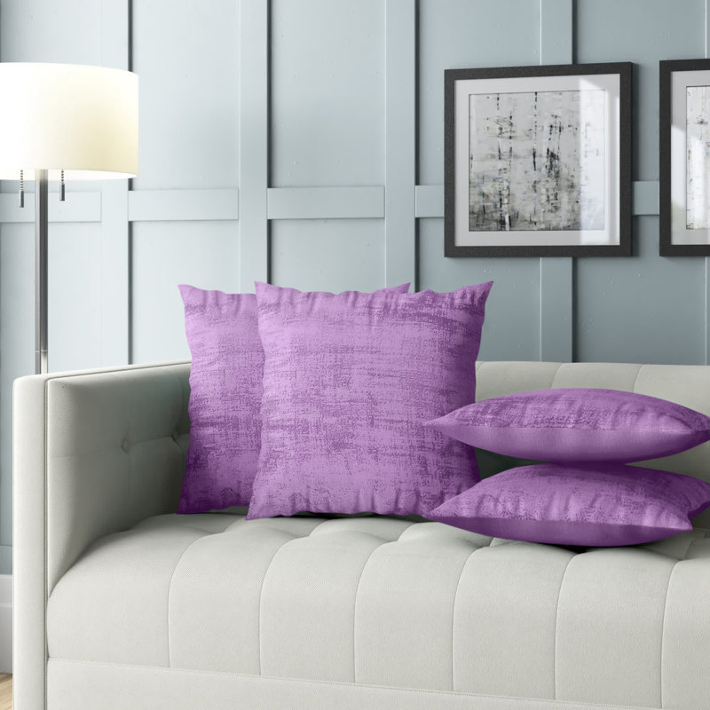 Square Cushion Cover, Chinese Violet