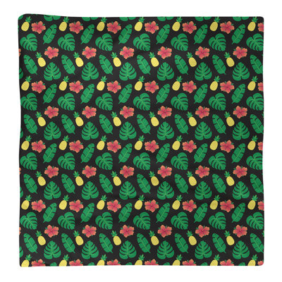 Serviette de coton à motif tropical