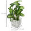 Ensemble de 3 plantes à feuillage artificiel dans un vase