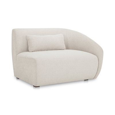 AMELIA RIGHT ARM FACING CHAIR WARM WHITE