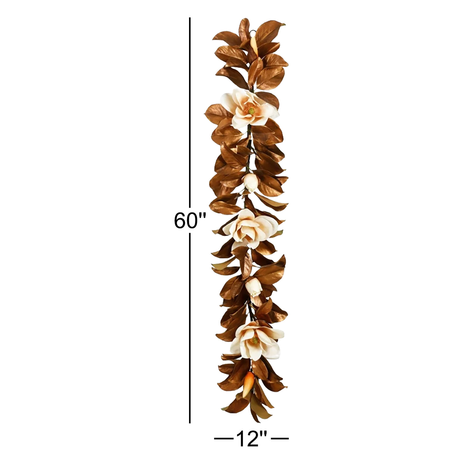 60" Magnolia Christmas Garland