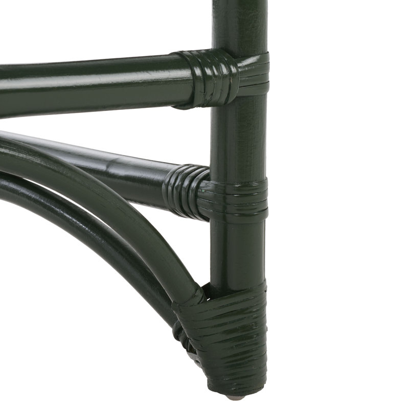 Tabouret de bar avec coussin Christine, Forest Green