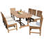 Mas Outdoor 11 - Piece Teak Dining Set-1063987048