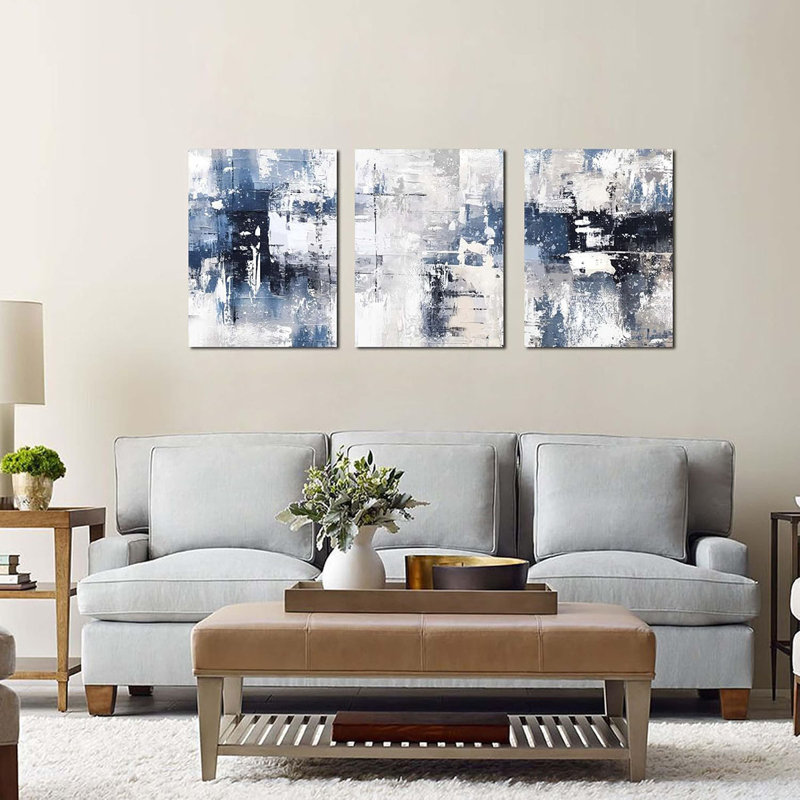 3 Piece Wrapped Canvas Print, 40 cm H x 30 cm W