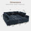 Canapé modulaire en velours Kandle-1860965765