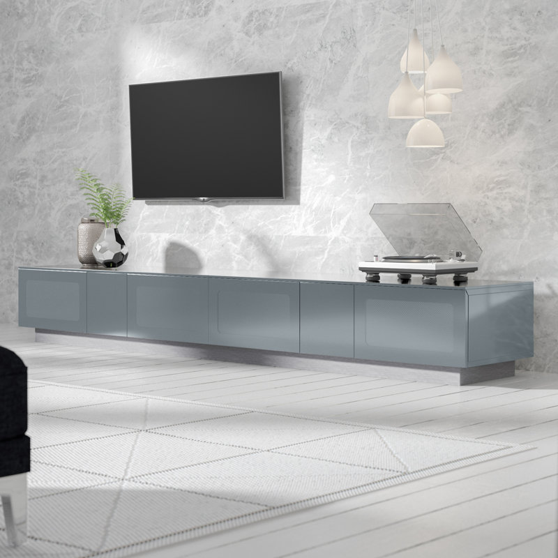 Abarne Unfinished TV Stand for TVs up to 88", Grey