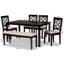 6 - Person Four Leg Dining Set-1684613593-1684613595