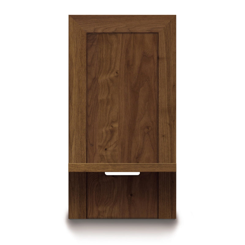 Moduluxe Solid Wood Nightstand, 35" H x 24" W x 18" D, Natural Walnut