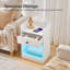 38cm W Manufactured Wood Bedside Table