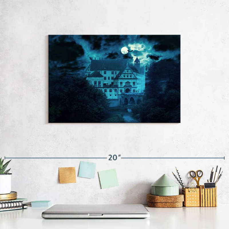 Hitzel Sinister Haunted House, 8" H x 12" W