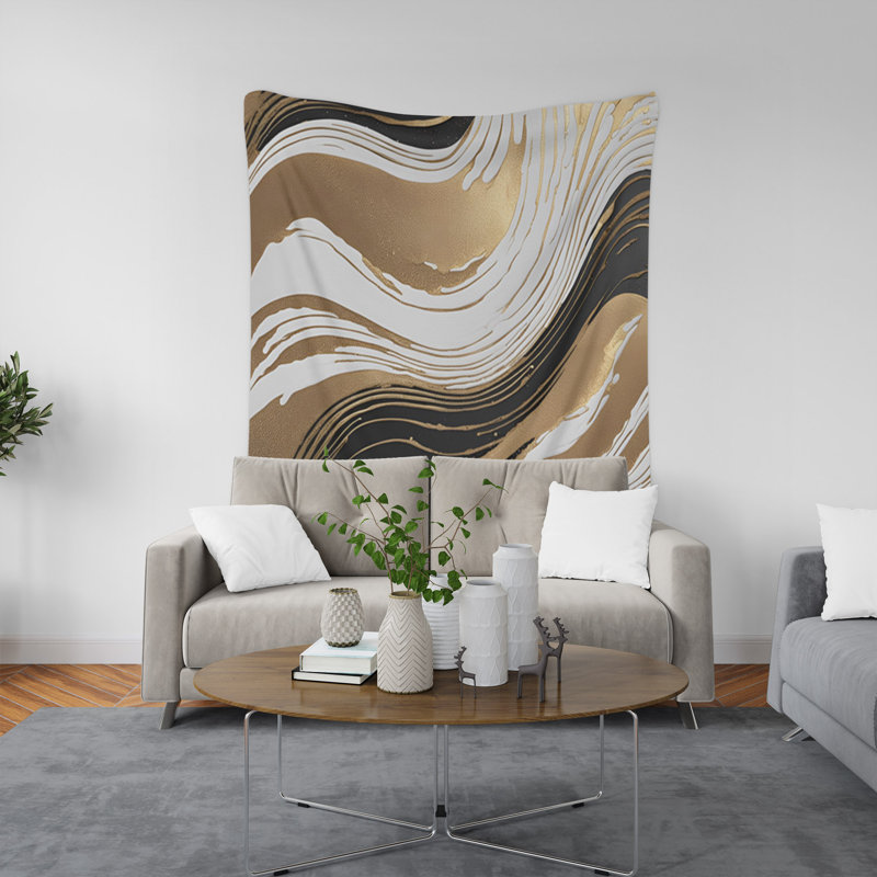 Tapisserie murale, H 88 po x l 104 po x P 1,2 po