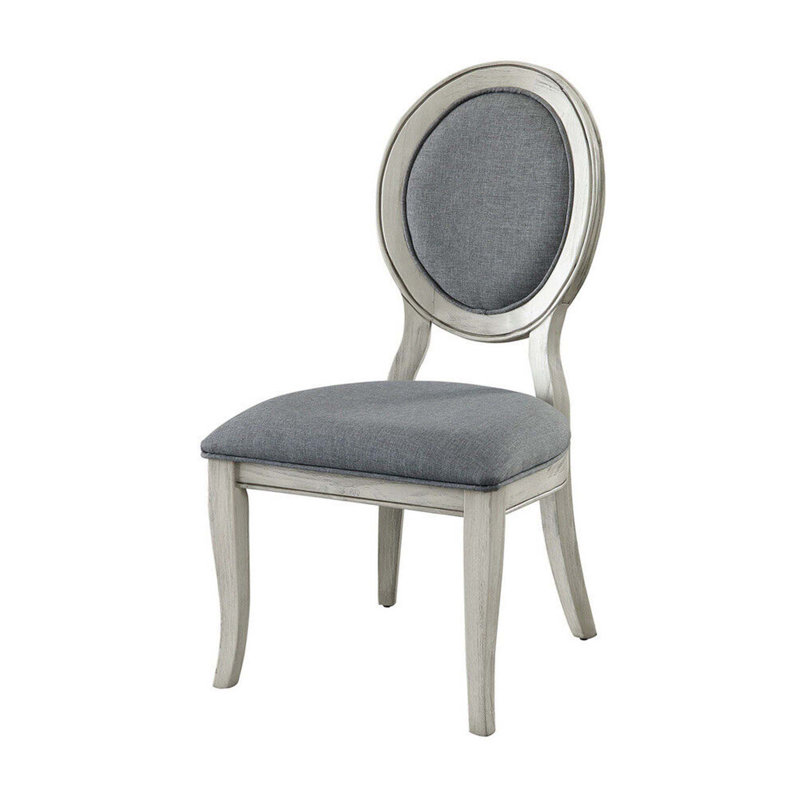 Ensemble de 2 chaises transitionnelles et d'appoint en tissu