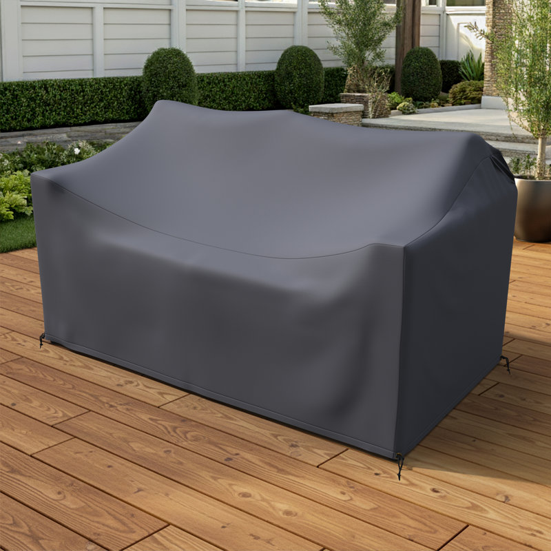 Housse pour causeuse d'extérieur en osier de patio