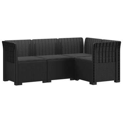 62 cm W Patio Sofa with Cushions