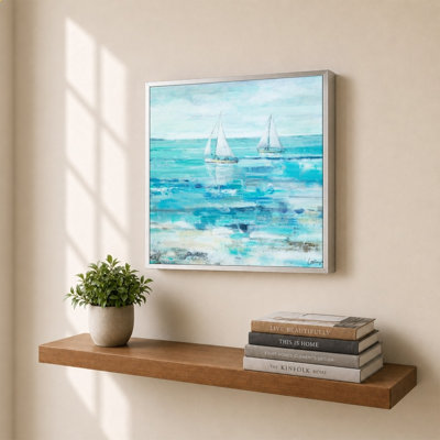 Duo de voiliers par Lorenzo Collective - Impression sur toile