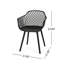 Chaise coquelicot (ensemble de 2)