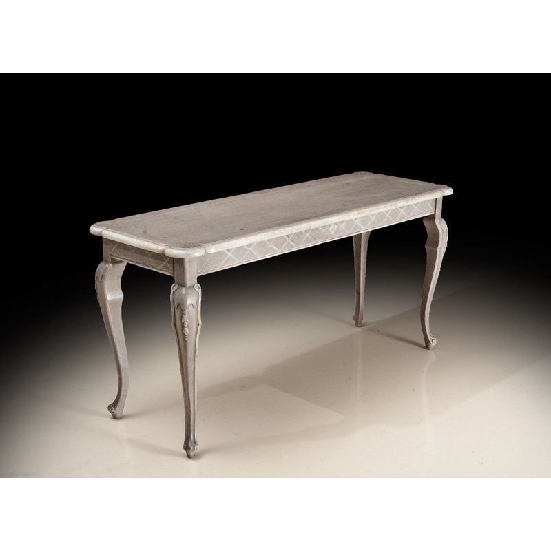 Console en bois massif 63 po