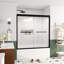 Porte de douche avec verre trempé