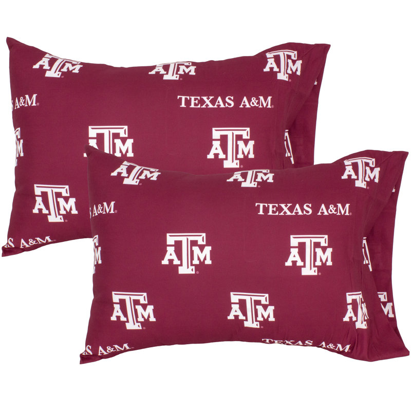 NCAA Microfiber Sateen - Set of 2, Standard