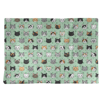 Napperon en coton 18 po Kitty Cat